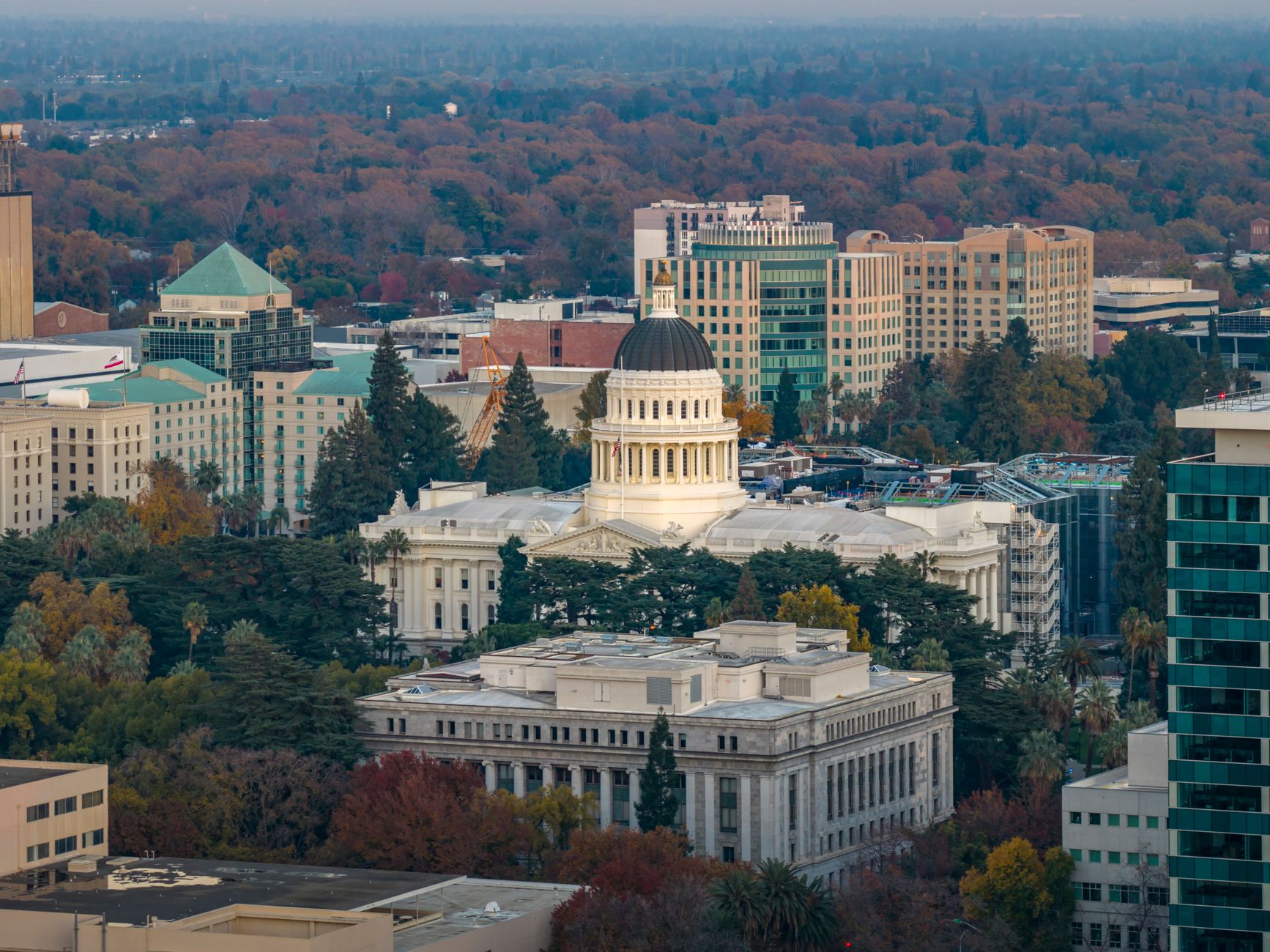The California State Capitol in Sacramento — where the CCPA was passed and later amended by the CPRA ballot initiative.